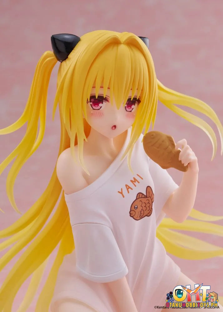 TAITO To Love Ru Darkness Desktop Cute Figure Golden Darkness (Roomwear Ver.) Prize Figure