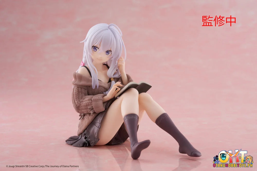 Taito Wandering Witch: The Journey Of Elaina Desktop Cute Figure - (Casual Clothes Ver.) Scale