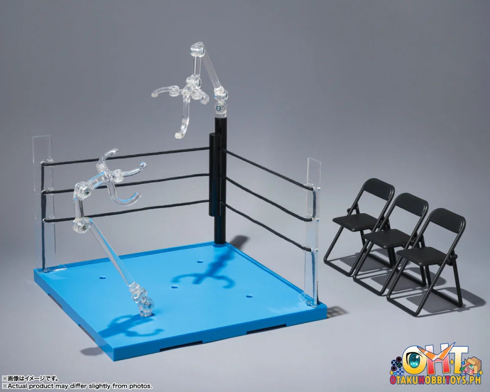 Tamashii Stage Act Ring (Neutral Corner) & Folding Chair Set For S.h.figuarts Articulate Figure