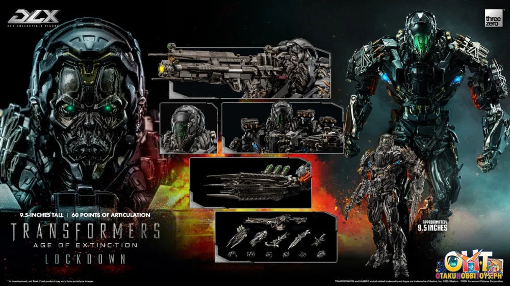 Threezero Transformers: Age Of Extinction Dlx Lockdown Articulated Figure