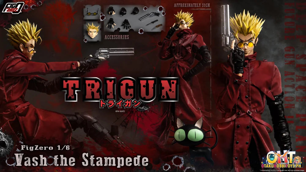 Threezero TRIGUN FigZero 1/6 Vash the Stampede Scale Figure