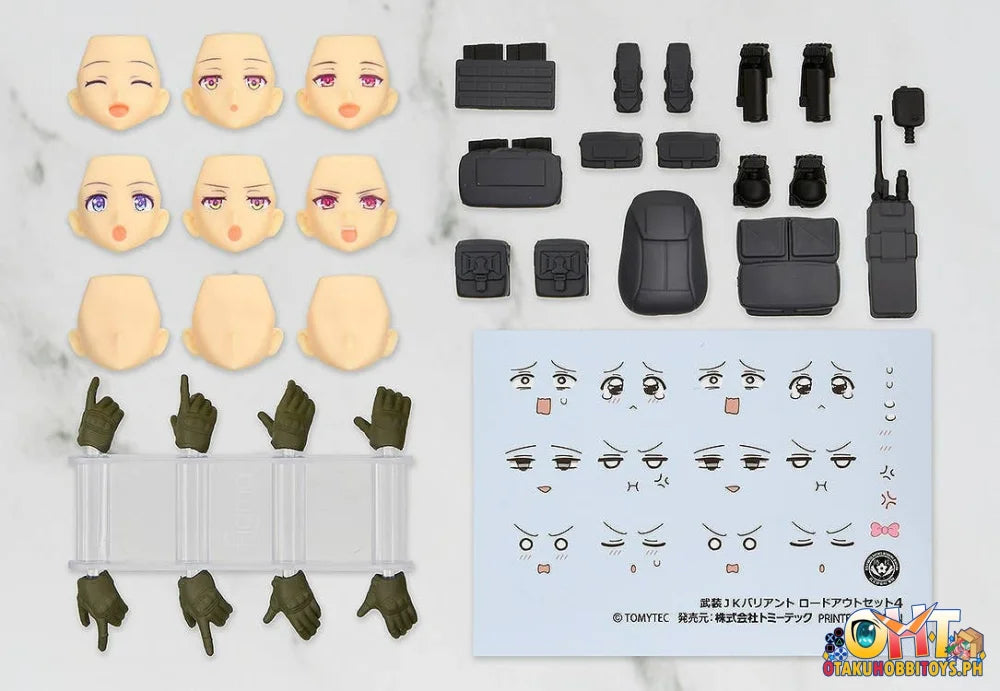 TOMYTEC Little Armory figmaPLUS Armed JK Variant Loadout Set 4 Code: URBEX Articulated Figure