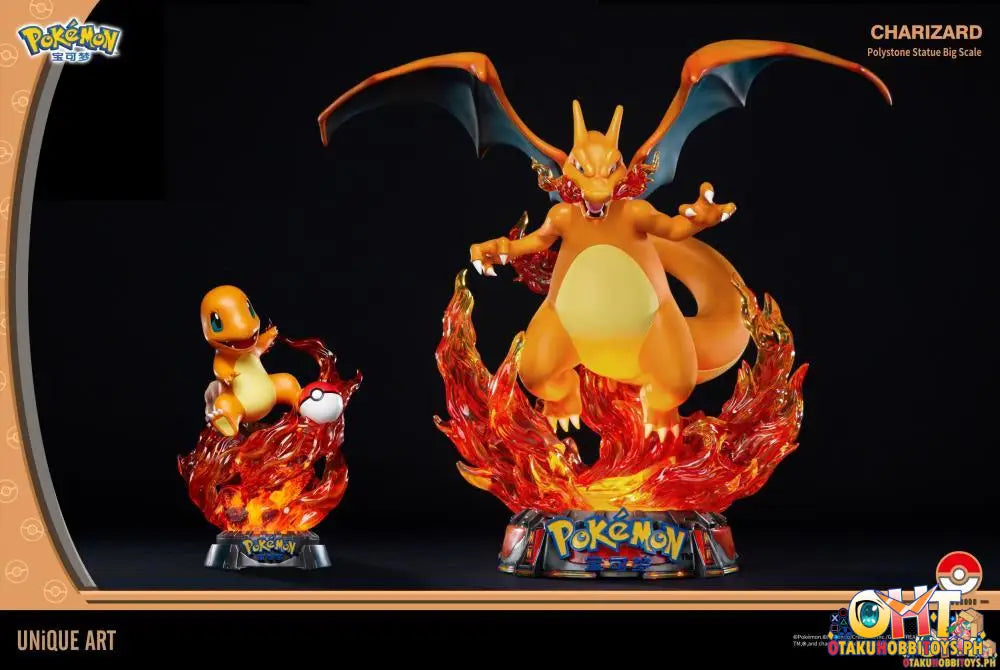 Unique Art Studio Pokemon Charizard Statue
