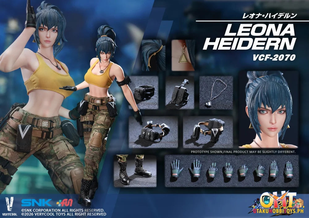 VERYCOOL 1/6 The King of Fighters XIV Leona Heidern Scale Figure