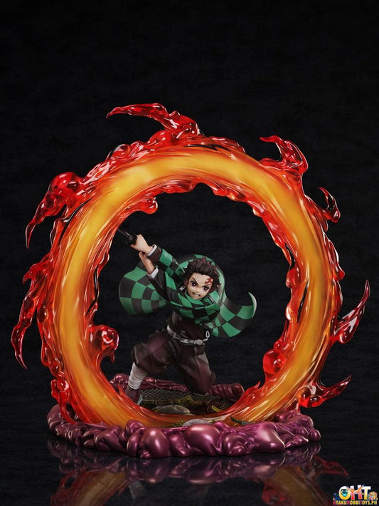 Aniplex Demon Slayer: Kimetsu no Yaiba Mugen Train Arc 1/8 Tanjiro Kamado Dance of the Fire God Clear Blue Sky