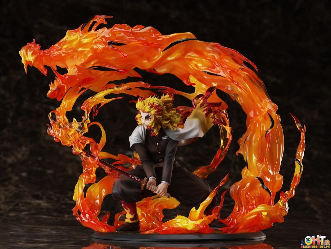 Aniplex Demon Slayer: Kimetsu no Yaiba Mugen Train Arc 1/8 Kyojuro Rengoku Flame Breathing Ninth Form: Rengoku