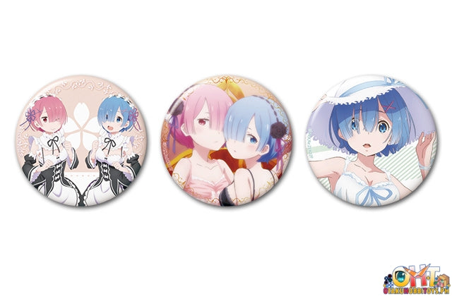 HOBBY STOCK Re:ZERO -Starting Life in Another World- Can Badge 3 Pieces Set