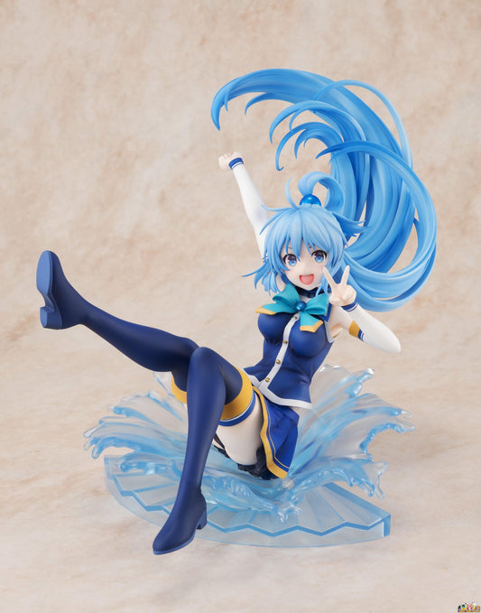 [REISSUE] Kadokawa KONO SUBARASHII SEKAI NI SYUKUFU WO! 1/7 Aqua: Sneaker Bunko 30th Anniversary Ver.