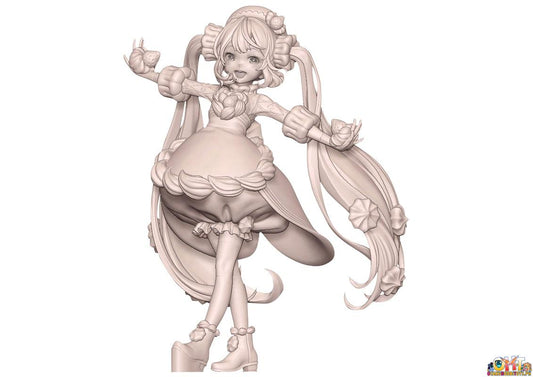 Furyu Hatsune Miku Sweet Tea Time Figure Strawberry Short Ver.
