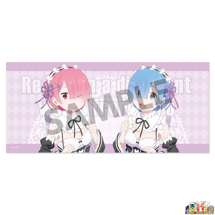 HOBBY STOCK Re:ZERO -Starting Life in Another World- Microfiber Towel Rem&Ram Maid ver.