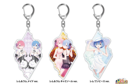 HOBBY STOCK Re:ZERO -Starting Life in Another World- Big Acrylic Keychain 3 Pieces Set