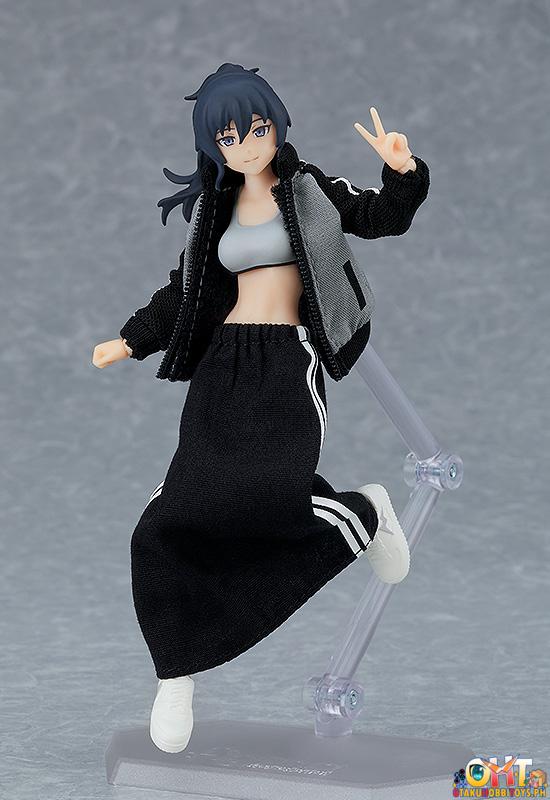 figma 601 Female Body (Makoto) with Tracksuit + Tracksuit Skirt Outfit