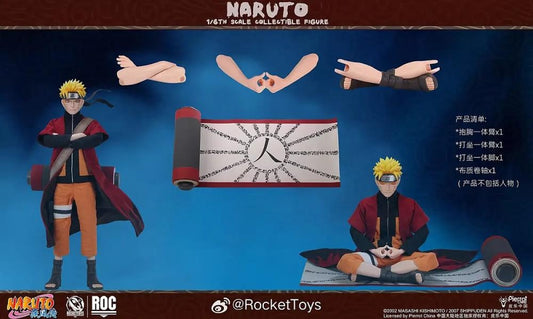 Rocket Toys Naruto Shippuden: Uzumaki Naruto [Sage Mode Ver. Accessory Pack]