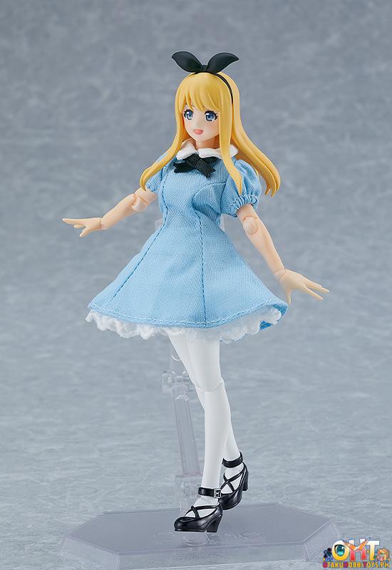 figma 598 Female Body (Alice) with Dress + Apron Outfit