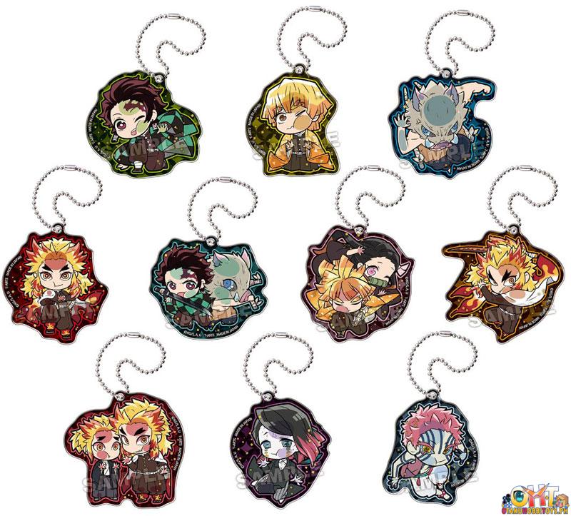 Takara Tomy A.R.T.S Pita! Deforme Demon Slayer: Kimetsu no Yaiba Mugen Train Arc Acrylic Keychain (Box of 10)