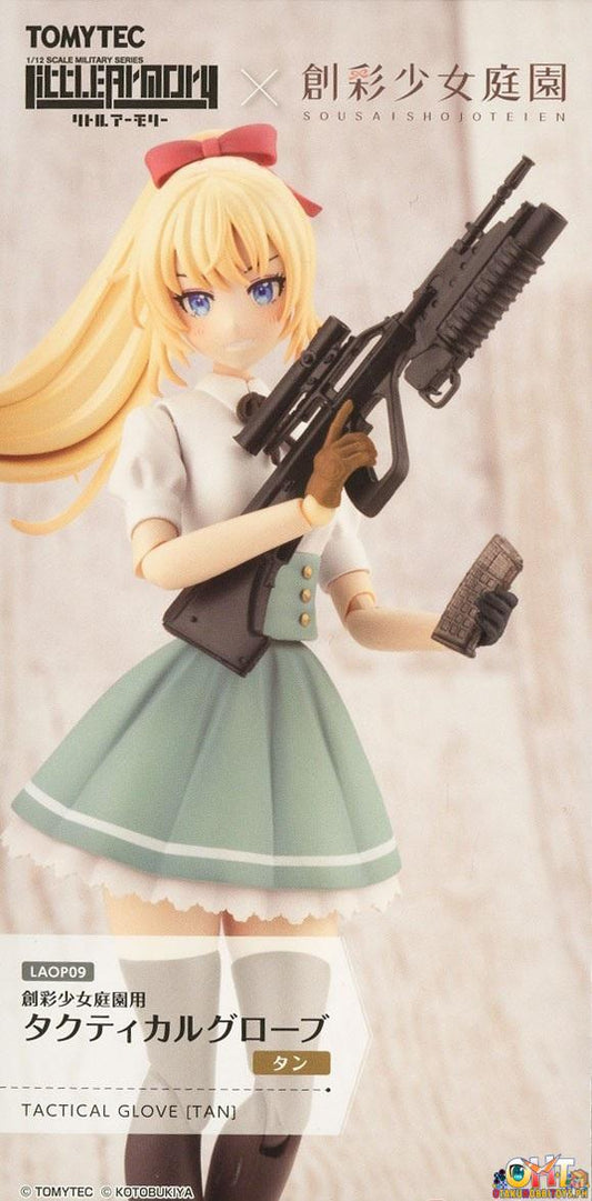 [REISSUE] Tomytec 1/12 Little Armory [LAOP09] Tactical Glove Sousai Shojo Teien Tan