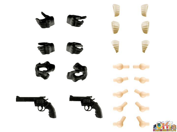 Tomytec 1/12 Little Armory [LAOP13] Tactical Glove Sousai Shojo Teien 2 Revolver Set Black