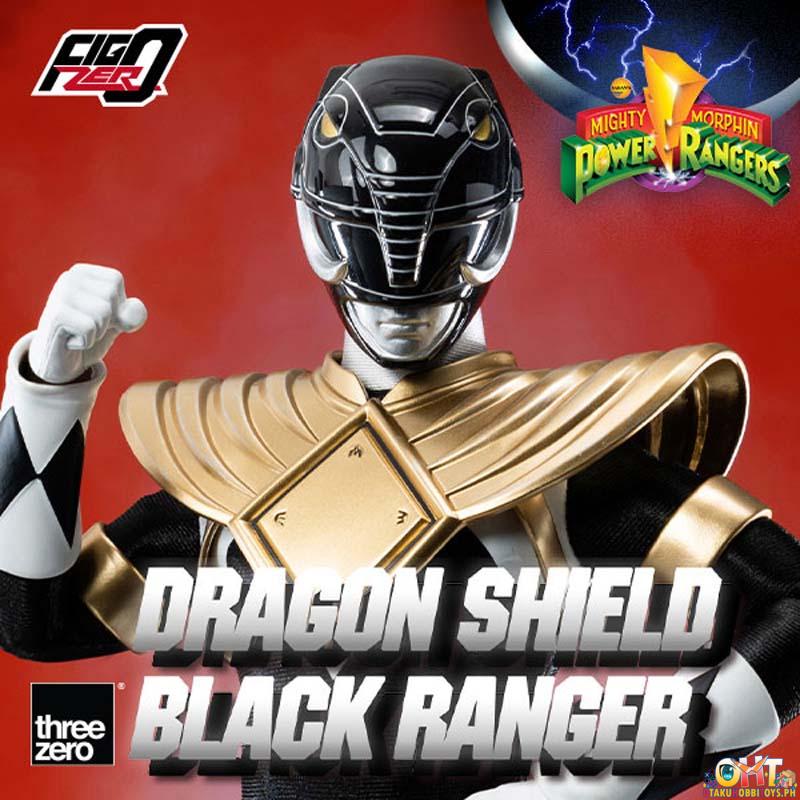 Threezero Mighty Morphin Power Rangers FigZero 1/6 Dragon Shield Black Ranger (US Ver.)