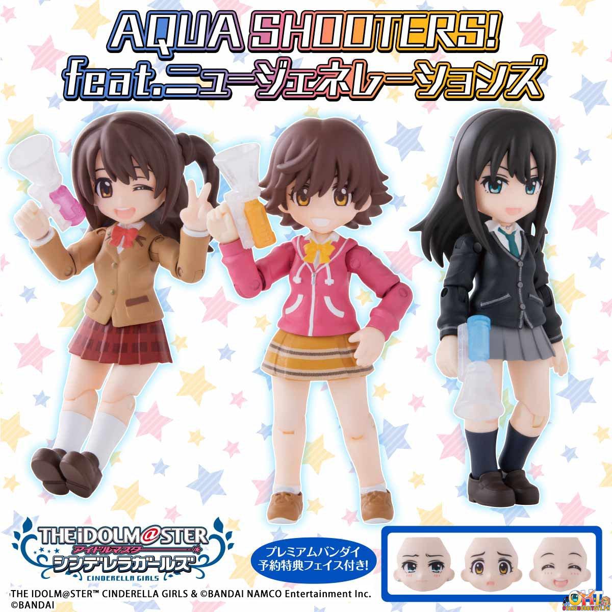Bandai Aqua Shooters! Feat. New Generations (Set of 3)