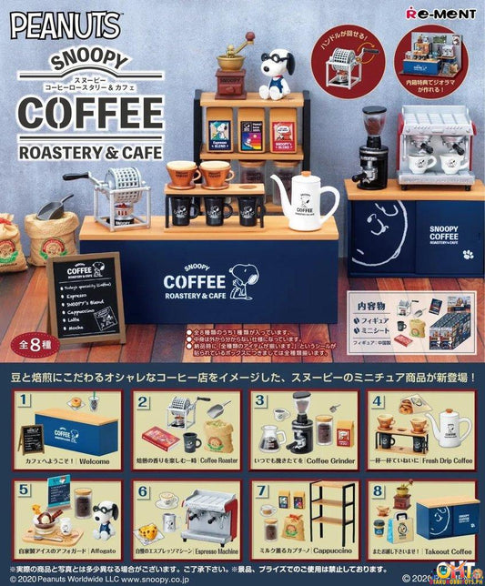 [RE-OFFER] Re-Ment Snoopy Coffee Roastery & Cafe [Box of 8]