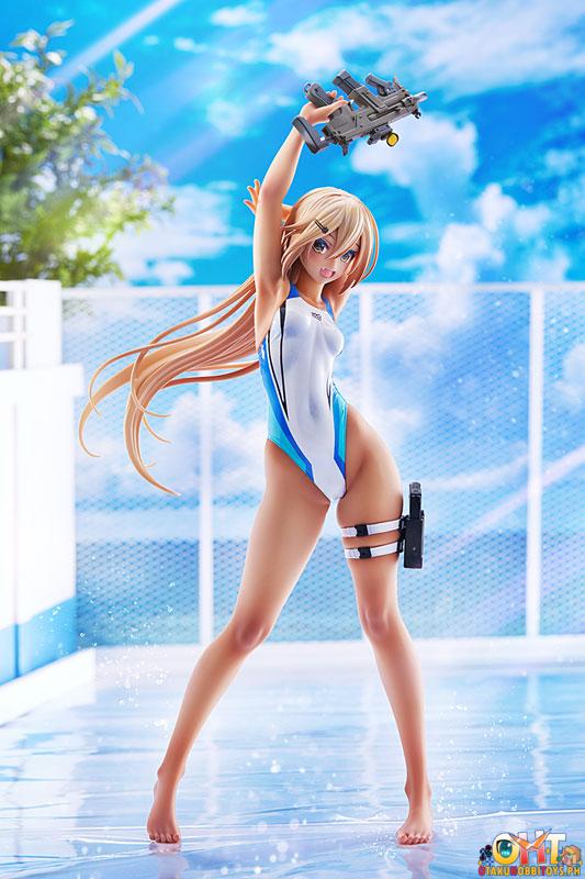 Amakuni ARMS NOTE 1/7 Kouhai-chan of the Swimming Club Blue Line Swimsuit Ver.