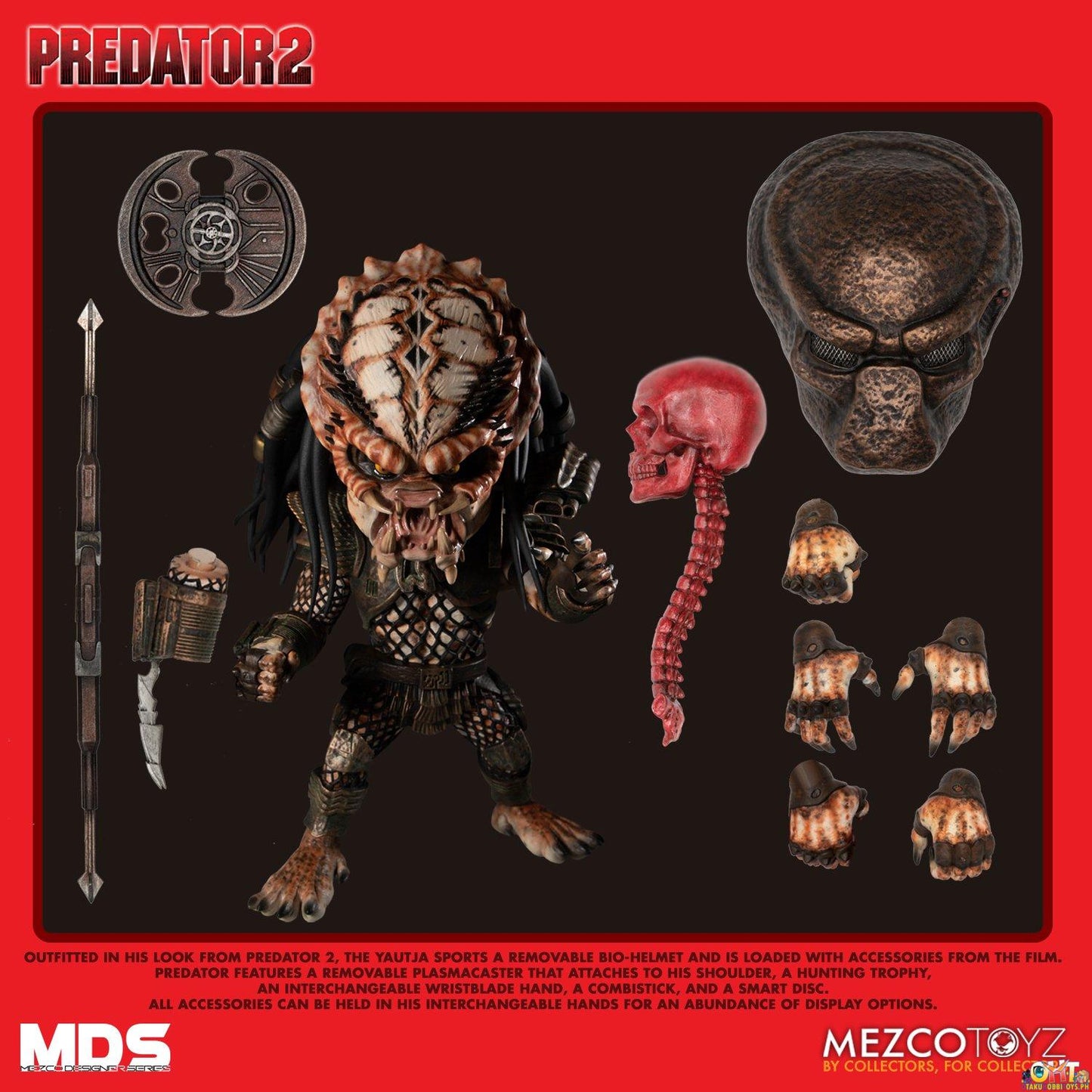 Mezco Designer Series Predator 2: Deluxe City Hunter