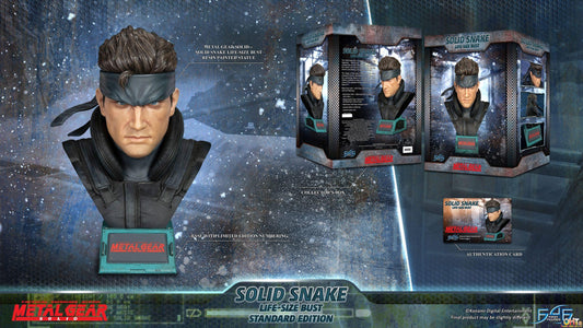 First4Figures Metal Gear Solid - Solid Snake Life-Size Bust [Standard Edition LSB]