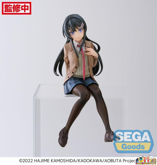 Sega Rascal Does Not Dream of a Knapsack Kid PM Perching Figure Mai Sakurajima