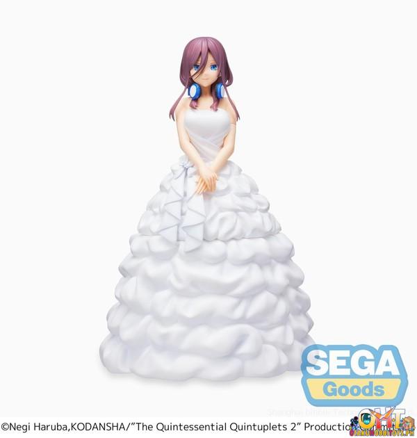 Sega SPM Figure Miku Nakano Wedding Dress Ver - The Quintessential Quintuplets