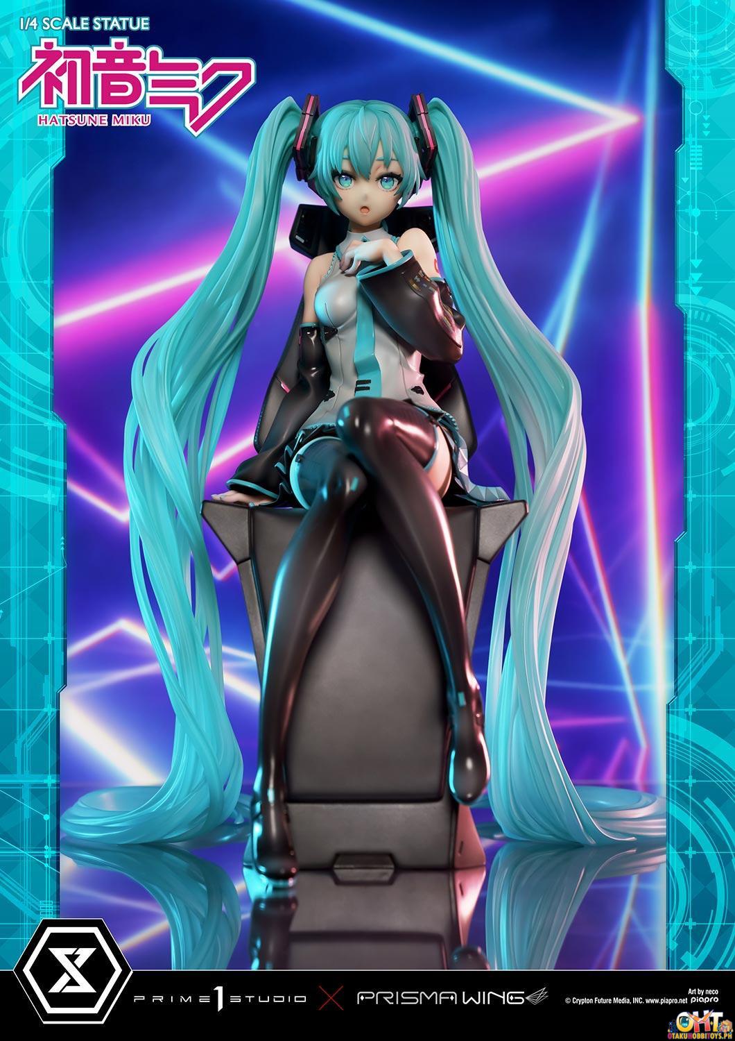 PRISMA WING Piapro Characters 1/4 Hatsune Miku "Art by neco" Scale Statue Bonus Version PWPCL-07S
