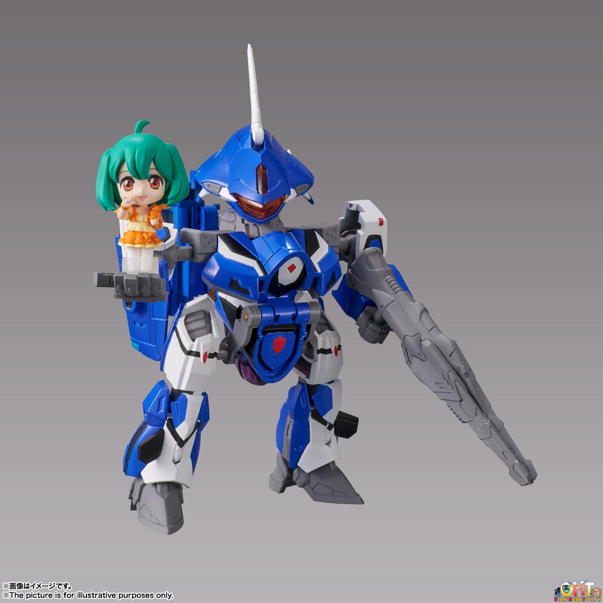 TINY SESSION VF-25G Messiah Valkyrie (Michel machine) with Ranka - MACROSS F