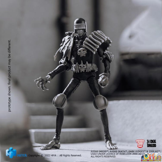 Hiya Toys Judge Dredd EXQUISITE MINI Black and White Judge Death
