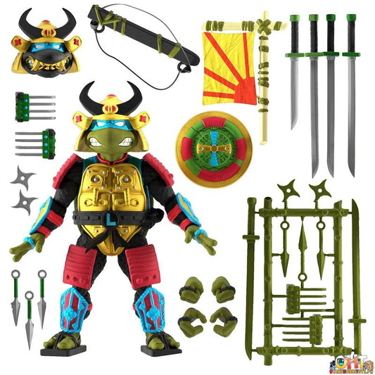 SUPER7 Teenage Mutant Ninja Turtles Ultimates Leo the Sewer Samurai Fillet 7-Inch Action Figure