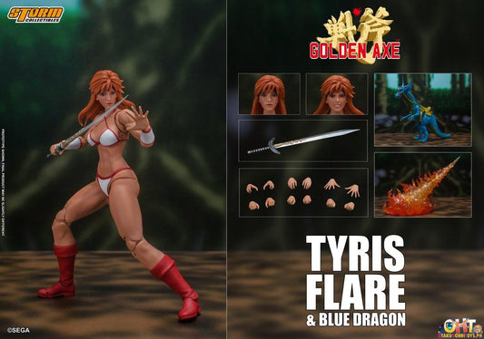 Storm Collectibles Tyris Flare & Blue Dragon - GOLDEN AXE