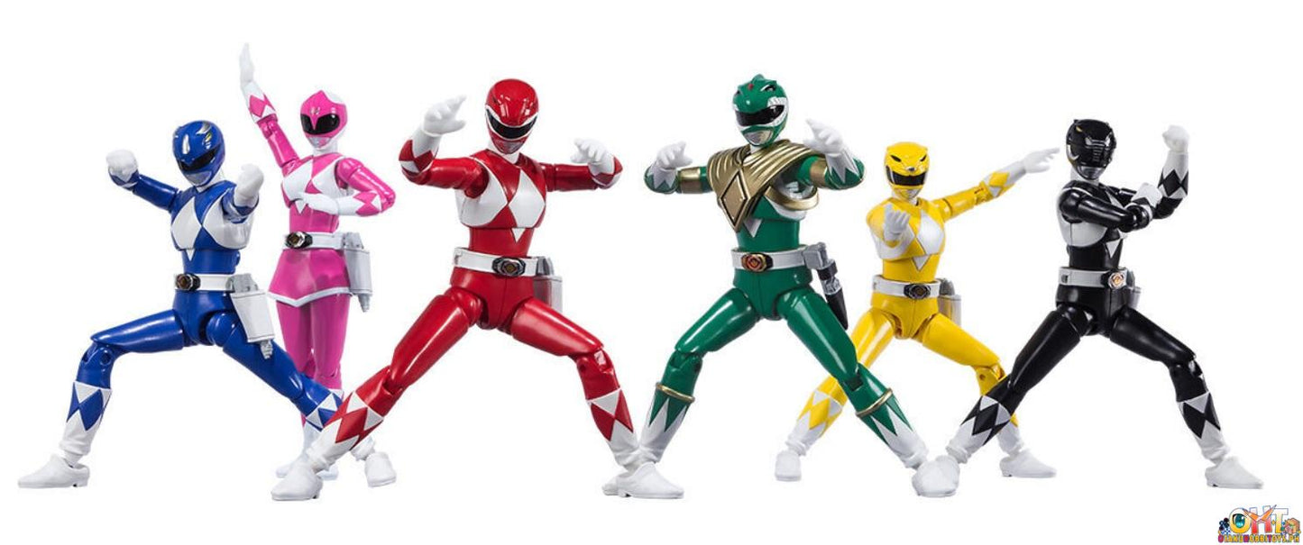 [RE-OFFER] Bandai SHODO Super Kyoryu Sentai Zyuranger / Mighty Morphin Power Rangers Set