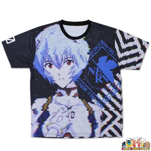 COSPA Evangelion Rei Ayanami Double-sided Full Graphic T-shirt LARGE