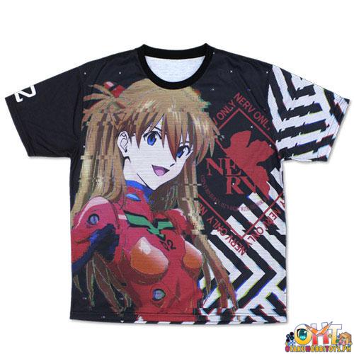 COSPA Evangelion Asuka Langley Shikinami Double-sided Full Graphic T-shirt XLARGE