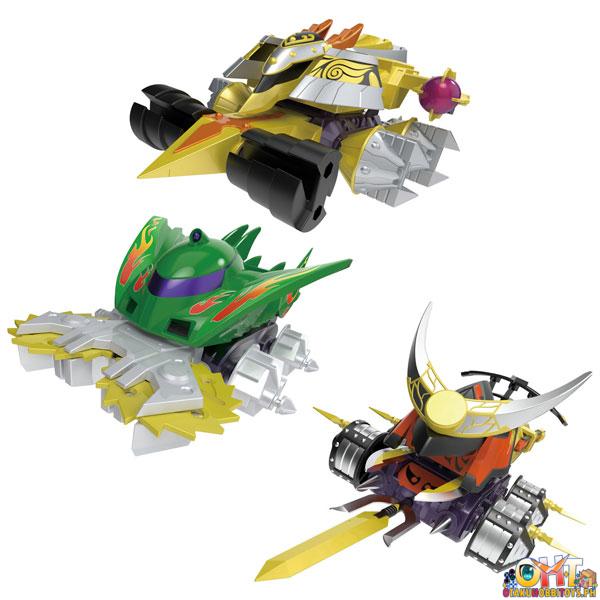 Bandai SMP [SHOKUGAN MODELING PROJECT] Crash Gear BATTLE 1-EX2 Gaiki & Dino Spartan & Gougetsu Set (Set of 3) - Crush Gear TURBO