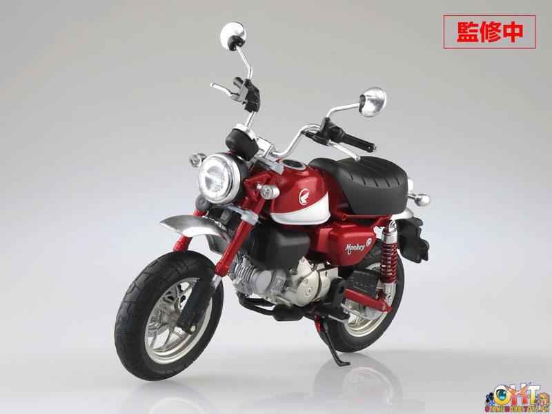 Aoshima 1/12 Honda Monkey125 Pearl Nebula Red / Pearl Glittering Blue / Banana Yellow