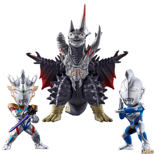 Bandai Converge Motion Ultraman Warriors Shining Beyond Set W/o Gum [Set of 3]