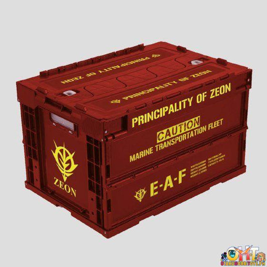 Bandai Gundam Principality of Zeon Folding Container (Dark Red)