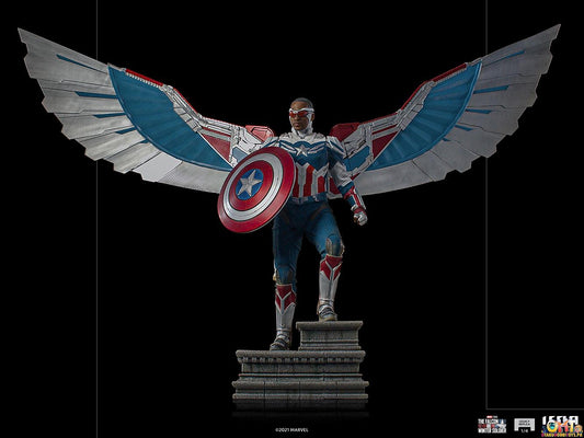 Iron Studios Falcon and the Winter Soldier 1/4 Captain America Sam Wilson (Complete Version) Legacy Replica