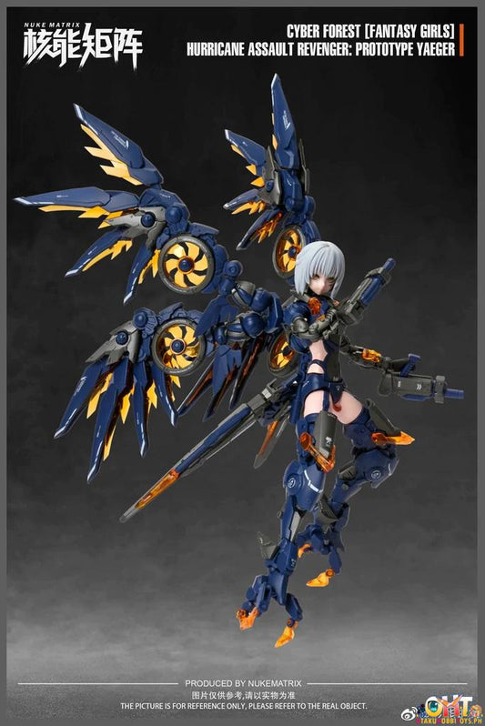 NUKE MATRIX Cyber Forest Fantasy Girls 1/12 Hurricane Assault Revenger Prototype Yaeger