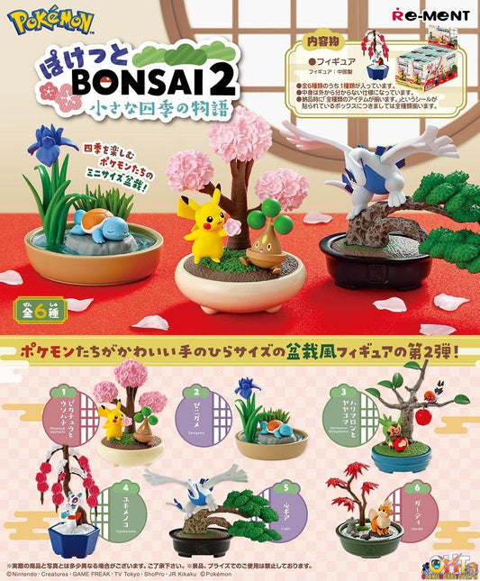 [REISSUE] Re-Ment Pokemon BONSAI 2 Little Stories in 4 Seasons [Box of 6]
