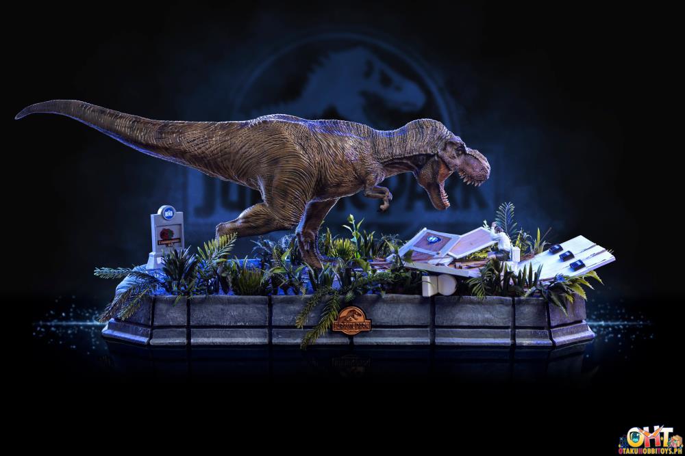 Iron Studios Jurassic Park 1/20 Rex and Donald Gennaro Demi Art Scale