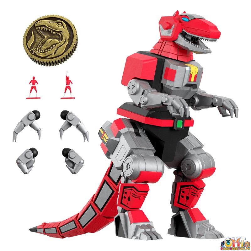 SUPER7 Mighty Morphin Power Rangers ULTIMATES! Wave 1 Tyrannosaurus Dinozord 7-Inch Scale Action Figure