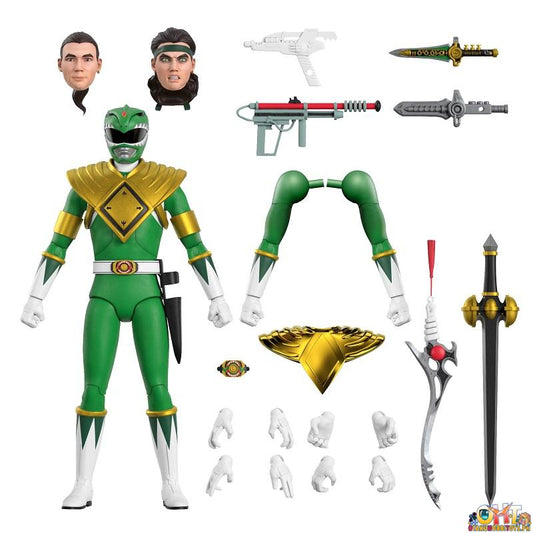 SUPER7 Mighty Morphin Power Rangers ULTIMATES! Wave 1 Green Ranger 7-Inch Scale Action Figure