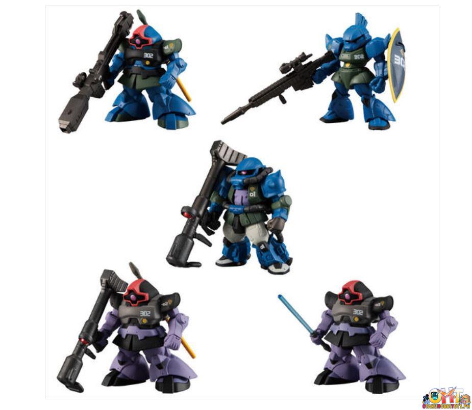 Bandai FW Gundam Converge CORE Nightmare of Solomon 302ND Patrol Squad W/o Gum (Set of 5)