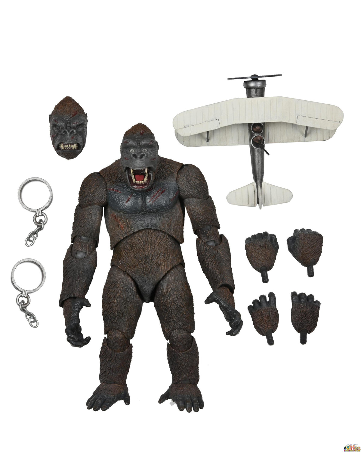 NECA 7” Scale Action Figure Ultimate King Kong - King Kong (Concrete Jungle)