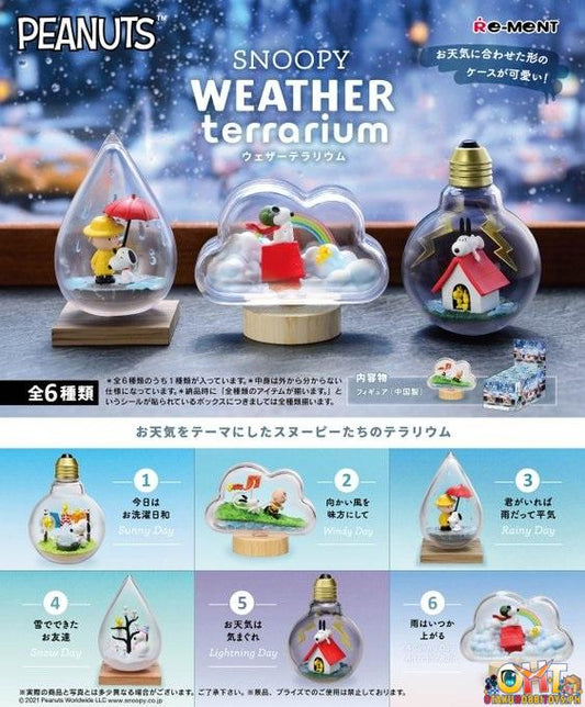 [RE-OFFER] Re-Ment Snoopy Weather Terrarium [Box of 6]